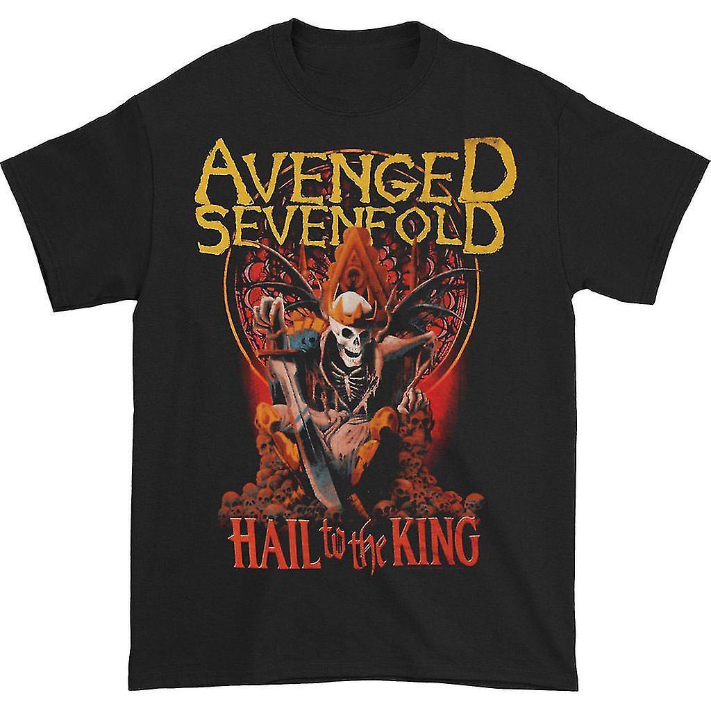 Avenged Sevenfold T-Shirt New Day Rises Hail The King Band Neu Schwarz Offiziell