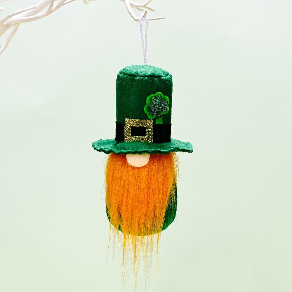 Celebrate St. Patrick's Day With Gnomes Plush Toy Shamrock Faceless Gonk
