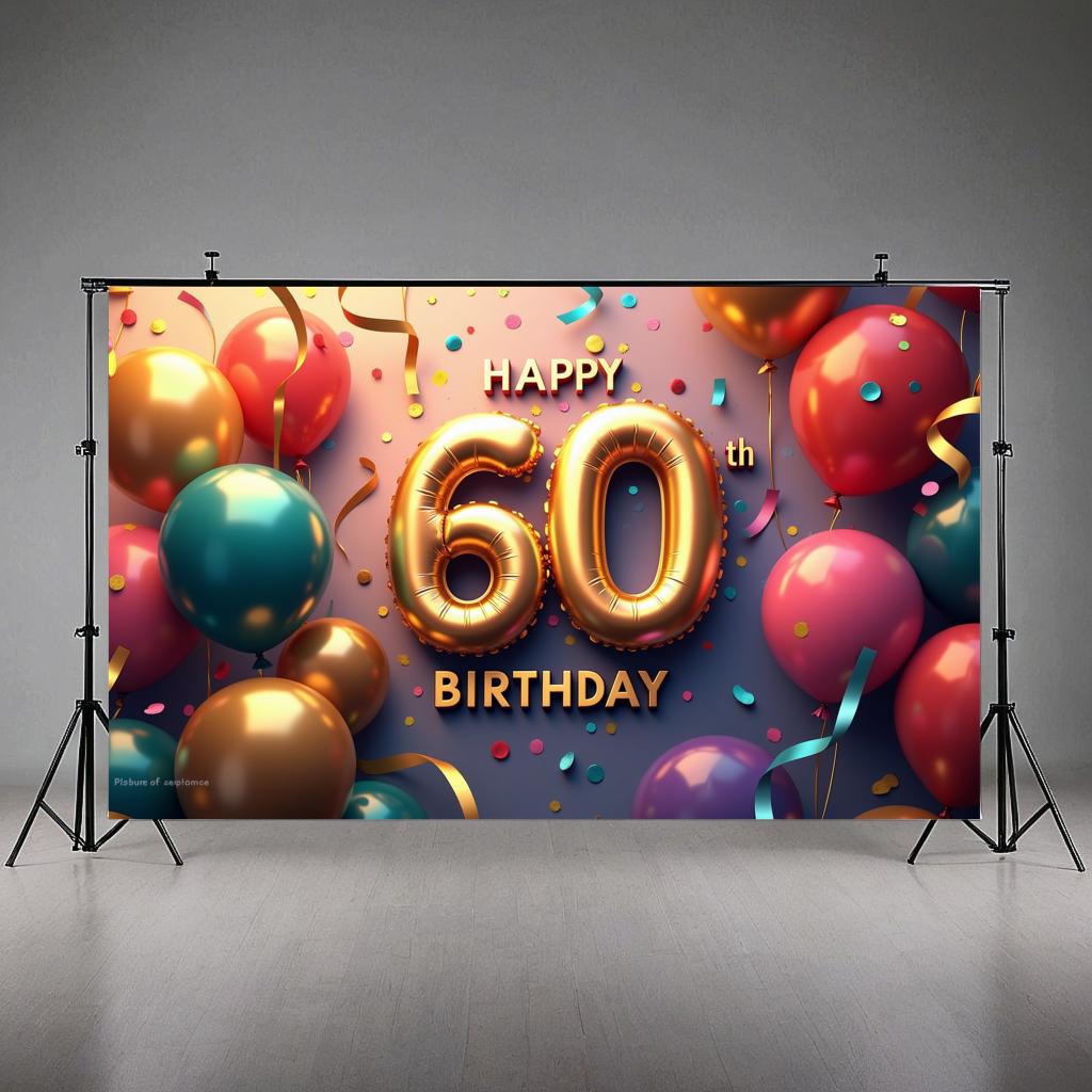 Decoration Birthday background Balloon decoration Birthday event for Special occasion Adults Seniors