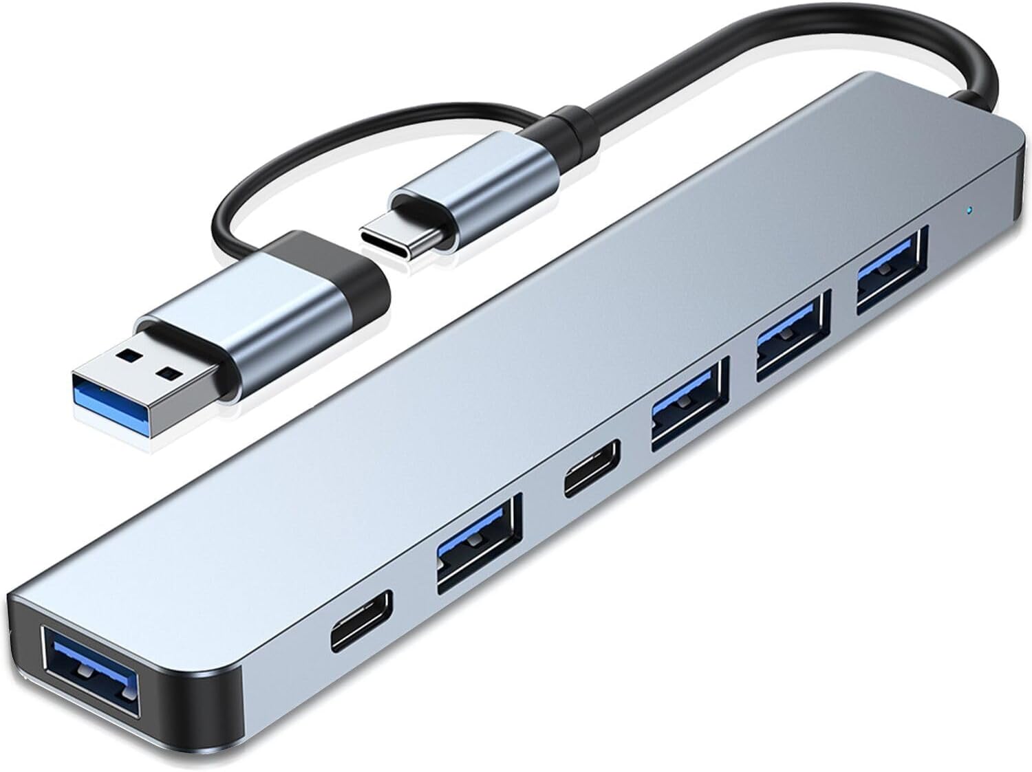New Product Good Price USB 3.0+2.0*4+Type-c/USB HUB Multi-Function 7 in 1 Adapter for PC and Smartphone