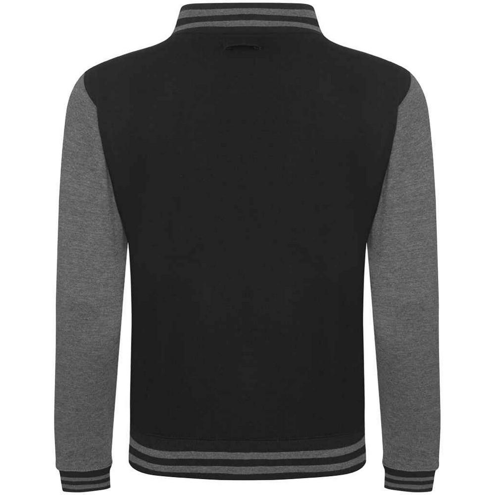Awdis Mens Heather Varsity Jacket