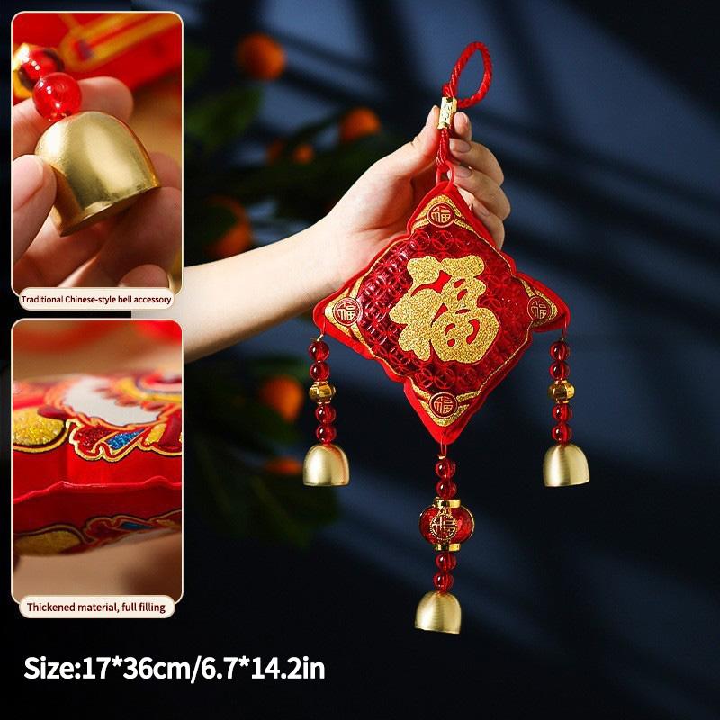 Chinese Spring Festival Lucky Decor The Year Of Hores Door Hanging Pendants Chinese New Year Home Party Supplies