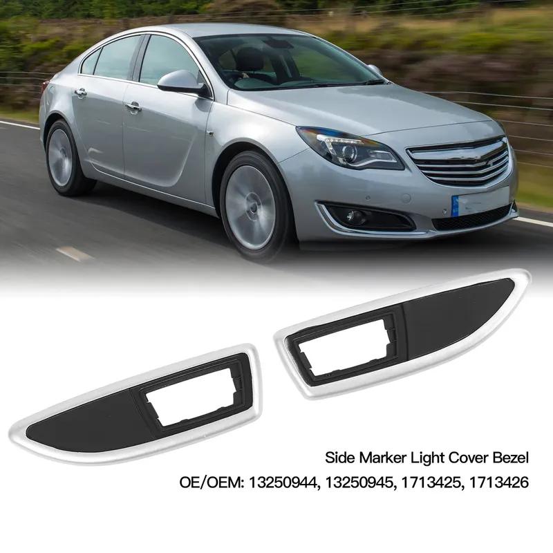 Front Side Turn Signal Light Bezel Cover Set 13250944 & 13250945 for Opel ignia Astra, Left Right Frame Replacement