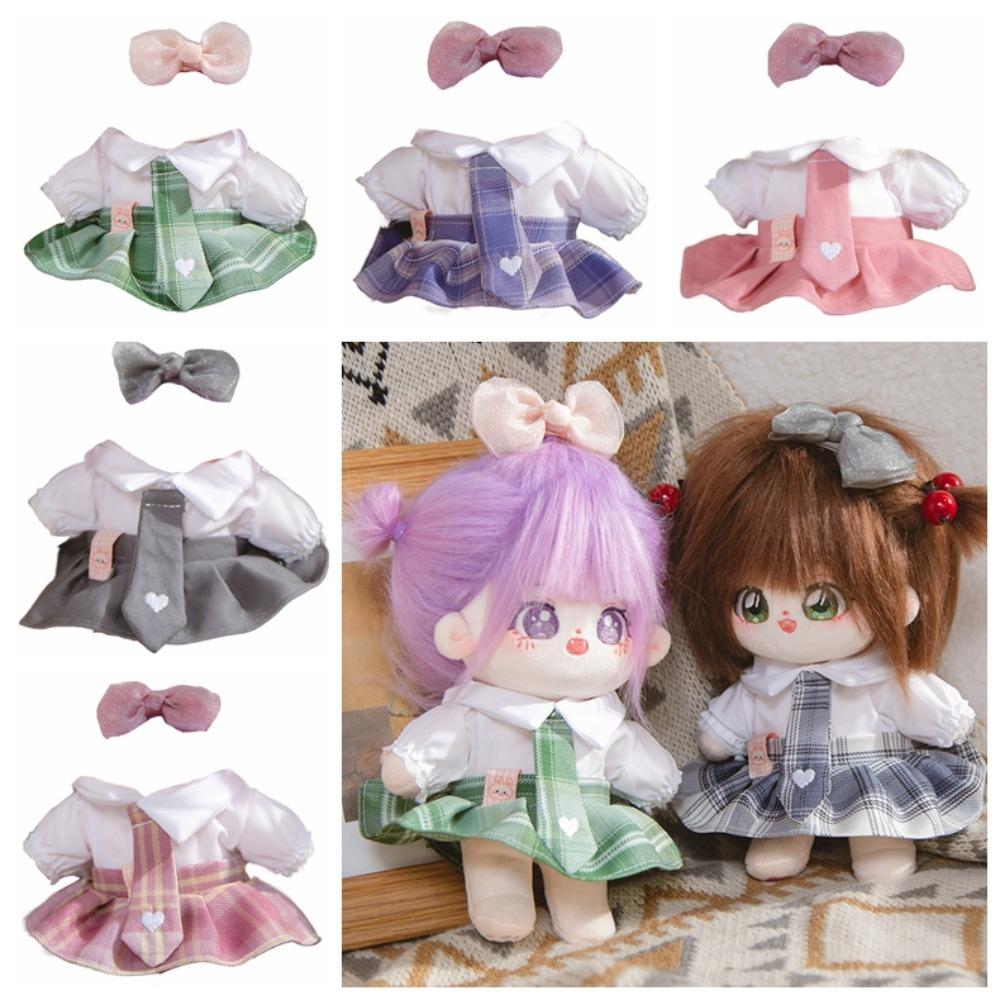 Pleated Skirt Cotton Doll's Clothes Dress Plush Doll Clothes  Doll Accessories