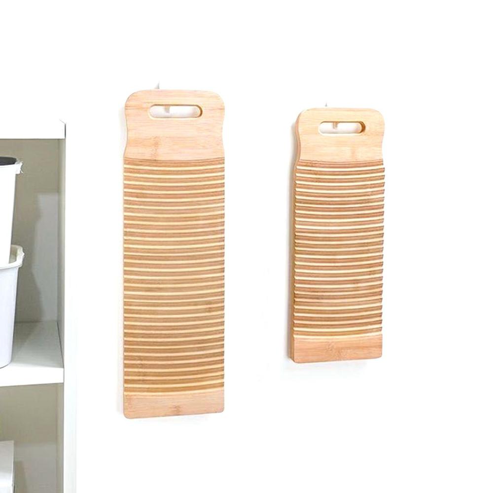 Ev Taşınabilir Bambu Kalın Kaymaz Giysi Temizleme Aletleri Ovalama Tahtaları Çamaşır Tahtası Yıkanma Tahtası