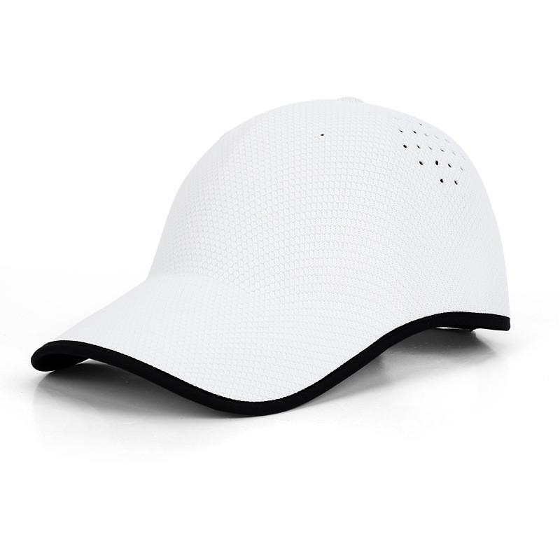 

Summer Outdoor Baseball Cap With Adjustable Strap And Uv Protection For Casual Wear белый