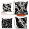 2D Modern Abstract Wave Pattern Digital Pillow Covers Pattern Cushion Cover Suitable For Sofa Bedroom Car Pillow Cover