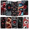 Spooky Scary Red Eye Phone Case for Samsung Galaxy A55 A35 A17 A07 A15 A13 A25 A51 A71 A72 A73 A32 A52 A52S A41 Soft TPU Shell