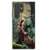 Coque Téléphone - MANIACASE - Samsung Galaxy S23 Ultra - Silicone TPU - Noir - One Piece Zoro