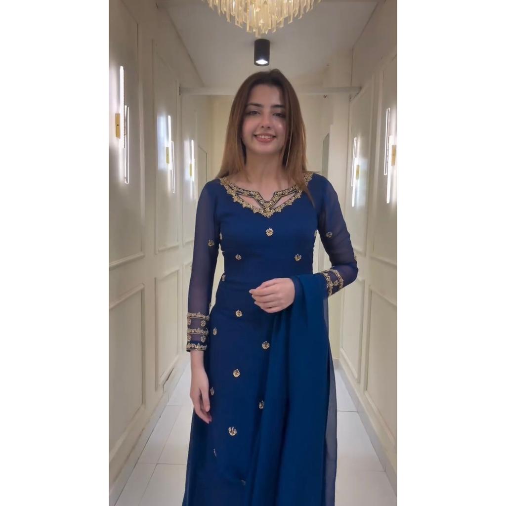 Pakisatni Designer Bollywood Salwar Kameez Indian Party Wear Ethnic Palazzo Suit