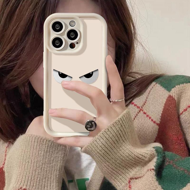 Murderous Expression Applies To iPhone17PorMax Mobile Phone Case 14Por Apple 13/12 Matte Feel 16 All-inclusive.