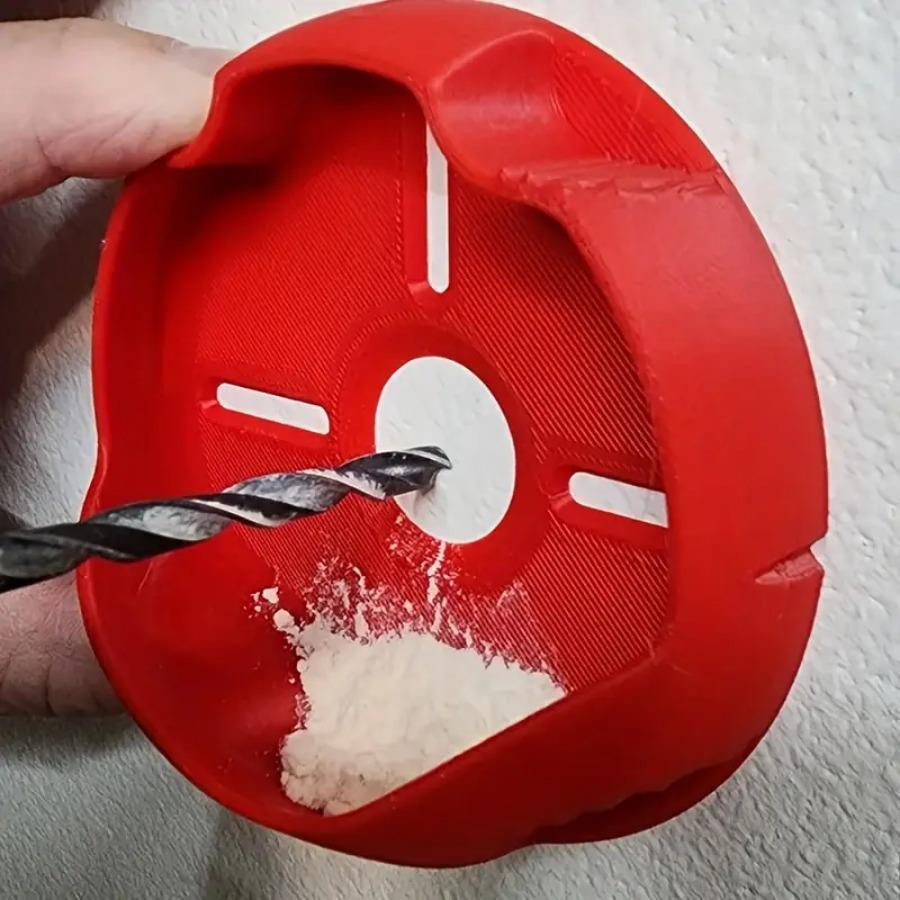3D Printing Durable Plastic Drill Dust Collector - No Assembly, Multifunctional Bit Accessory