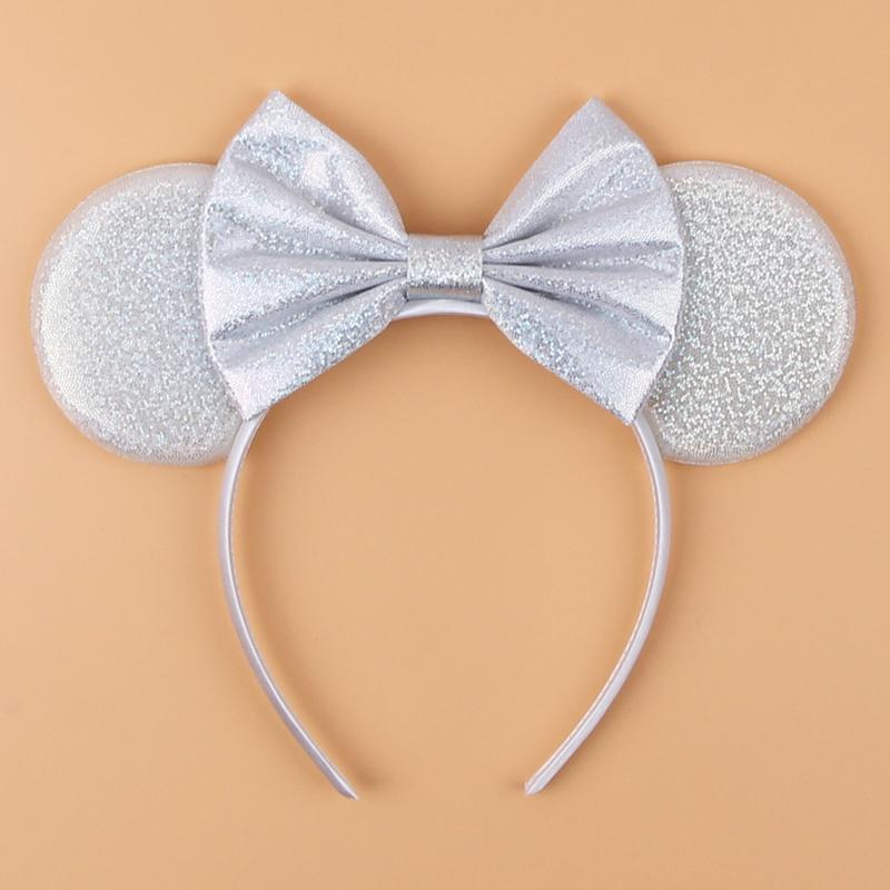 Einfarbiger Mausohren-Stirnband für Mädchen Frauen Geburtstagsparty Haarband Festival Cosplay Haarschmuck