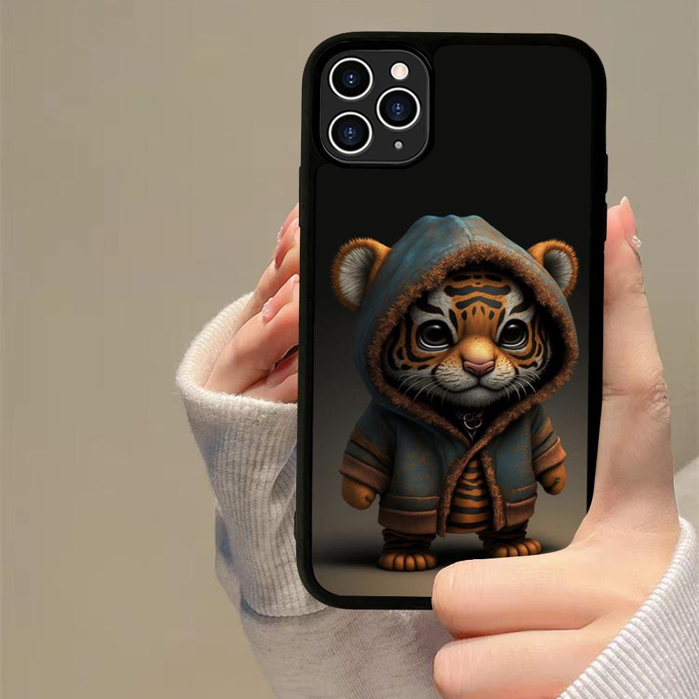 Monkey Frog Pig Cow Bird Cat Animal Phone Case Silicone PC+TPU For Samsung S10 20 30 22 23 24 Plus Lite Ultra Cover
