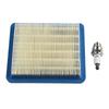 Air Filter +  Plug for Lawnmowers  Engine