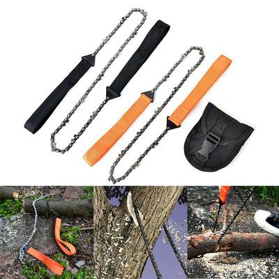 24 Inch Manual Tree Limb Chain Saw Portable Hand Chain Saw Folding Pocket Chain Saw Sharp For Camping/Hiking/Fishing/Picnic Use