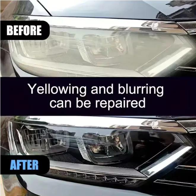 Q19 Car Headlight Restoration Kit Polishes and Waxes for Renovation Reduction of Yellowing Prevention of Oxidation and Demisting