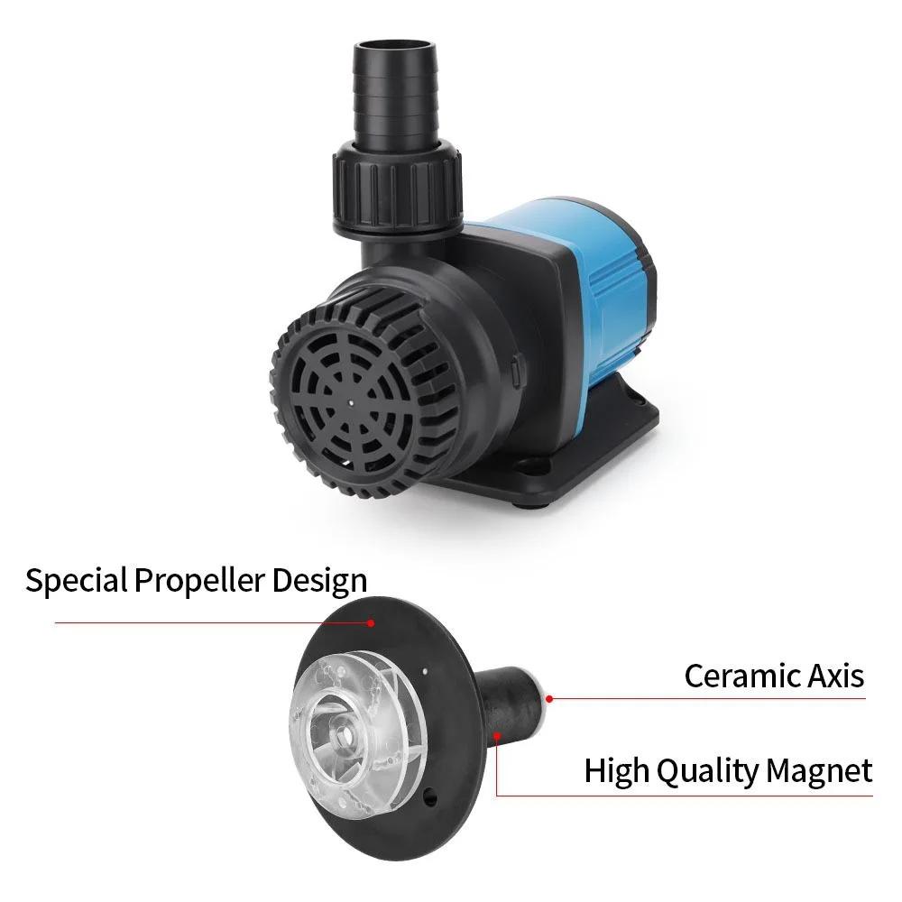 Fish Tank Variable Frequency Adjustable Submersible Pump Pond Large Flow Silent Circulation Pump High Power Pumping Filter Pump