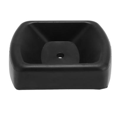 Jack Caster Chock Stabilizer Heavy Duty Rubber Single Wheel Dock Stopper for 6 Inch Trailer Wheel