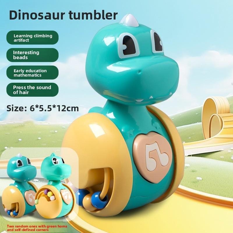 

Baby Crawl Guide Dinosaur Toy For 0 To 6 Months Educational Development Green Dinosaur Slider