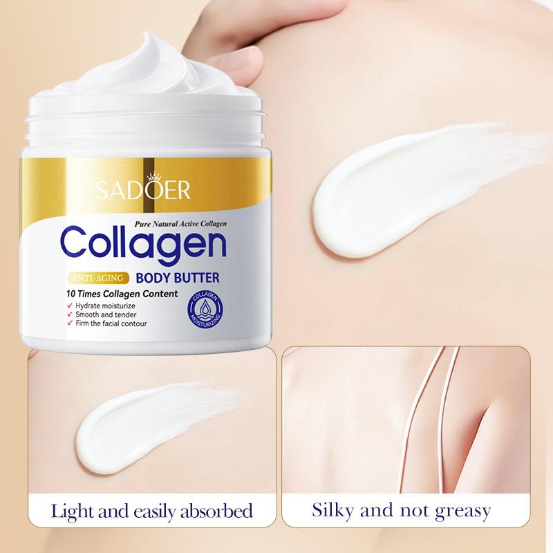 Collagen Body Butter 200g (Anti-Aging Moisturizing Moisturizing Body Lotion Skin Care Products)