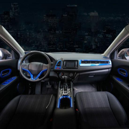 Fit For Honda HR-V vezel 2016-2022 cover trim blue 4pcs Window lift panel switch