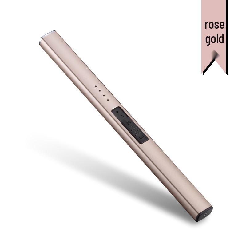 European & American Scented Candle Igniter: USB Type-C Rechargeable Gas Stove Pulse Lighter.