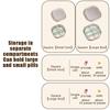 1 Pcs Pill Box 4/6 Grids Medicine Organizer Tablet Sealed Storage Box Travel Pill Case Drug Dispenser Container Health Care