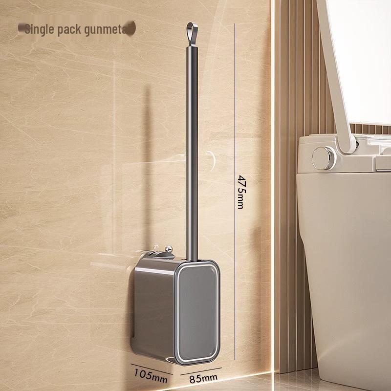 

2026 High-End Suction Cup Toilet Brush, No Dead Corner, Wall-Mounted for Home Bathroom Cleaning