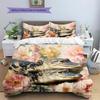 Crocodile Pattern Bedding Home Decoration Birthday Gift (1 * duvet cover + 2 * pillowcase, without core)