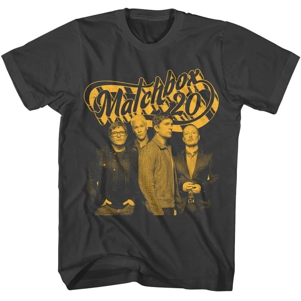 Vtg Matchbox Twenty Band Cotton Black Full Size Men Women Cotton Shirt UR124 S
