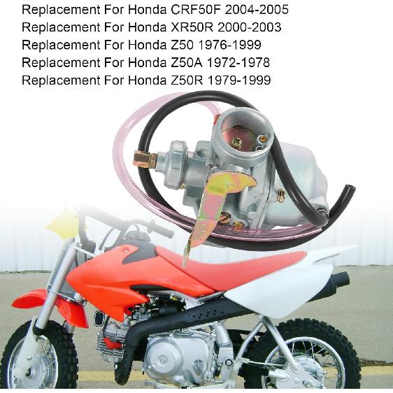 Carburetor Replacement For Honda CRF50F XR50R Z50 Z50A Z50R 1972-2005, Include Air Filter, Fuel Filter, Fuel Petcock