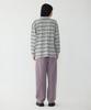 STUDIO TOMBOY Striped Cotton Polo Shirt_Melange Gray 9176122977