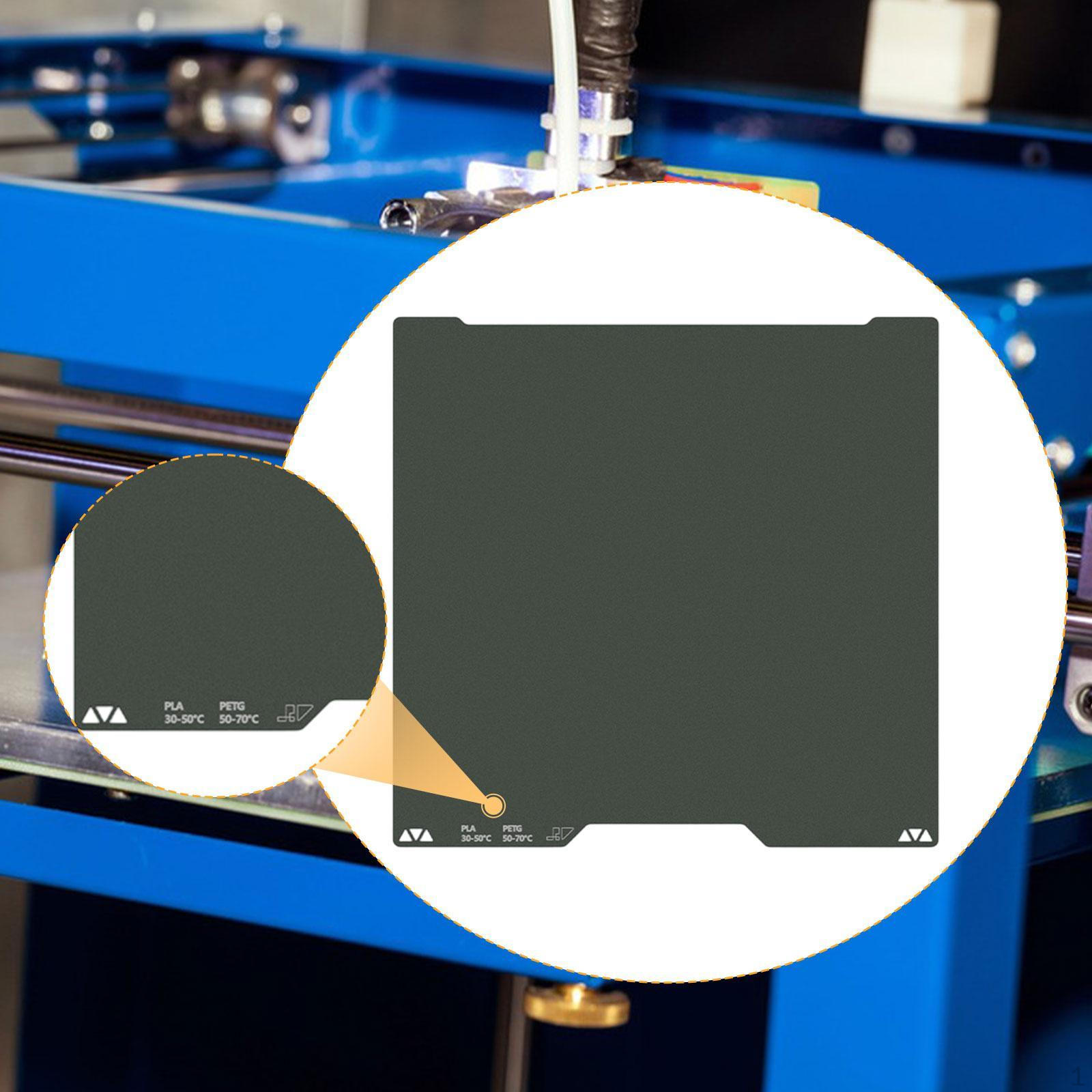 

Лист из пружинной стали для 3D-принтера, 13,66x13,98 дюйма, аксессуары, легко снимается