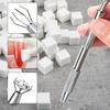 1 Nail Sponge Clip And 50 Sponge Applicators Set Gold And Silver Sponge Clip Manicure Grabbing Sponge Tools For Nail Polish Cosmetic Application