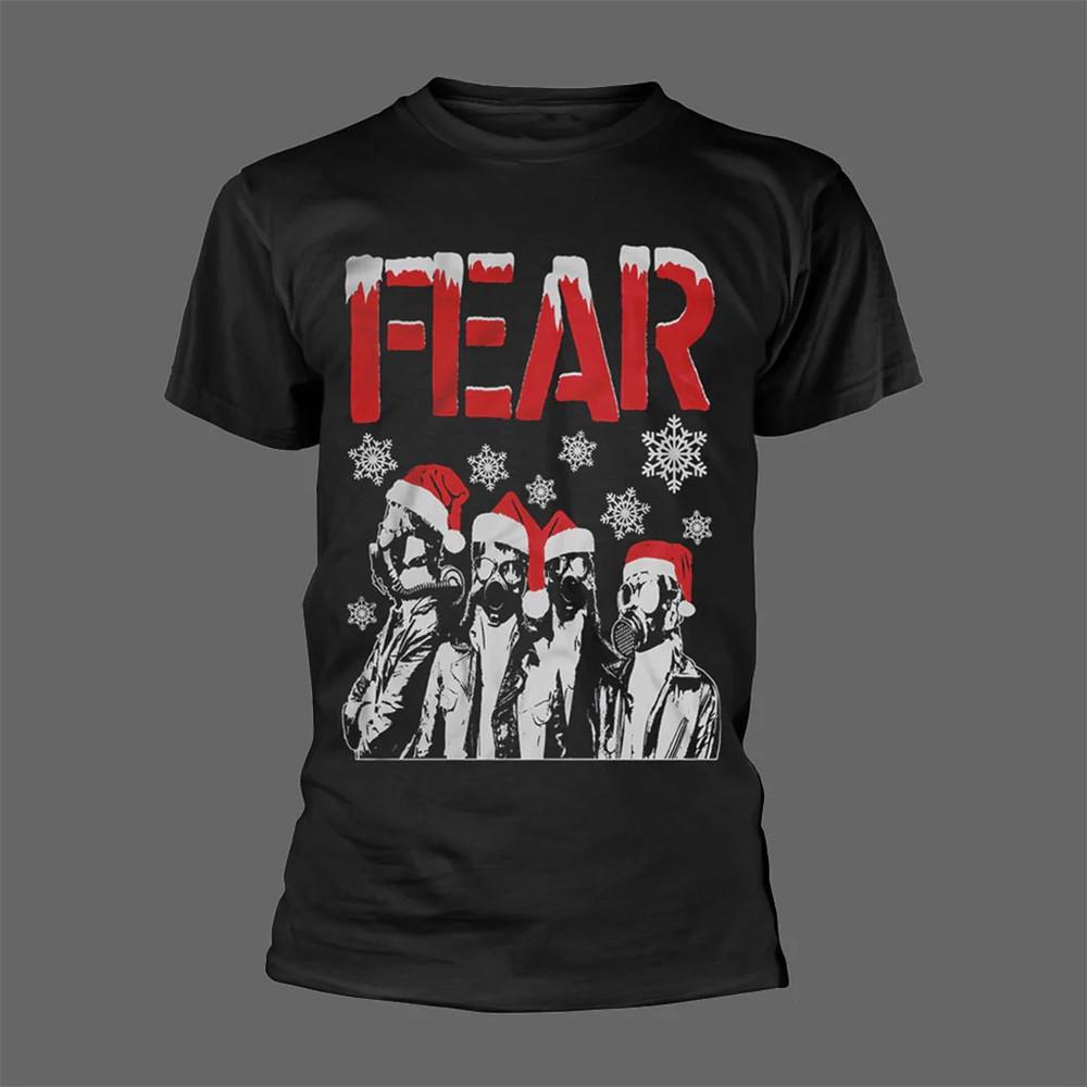 

NEW Fear Band Merry Christmas Gift For Fans T Shirt Cotton Black S-5XL TT587 Unisex T-Shirt Graphic Tee XXXXL