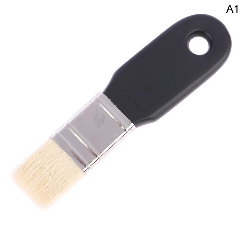 1 buc Pensulă cu peri duri din nailon, Stilou pentru pictură, Artă, Guașă, Acuarelă, Zonă mare, Vopsea în ulei, Acrilic, Pensulă de perete, Perie de curățare pentru grătar