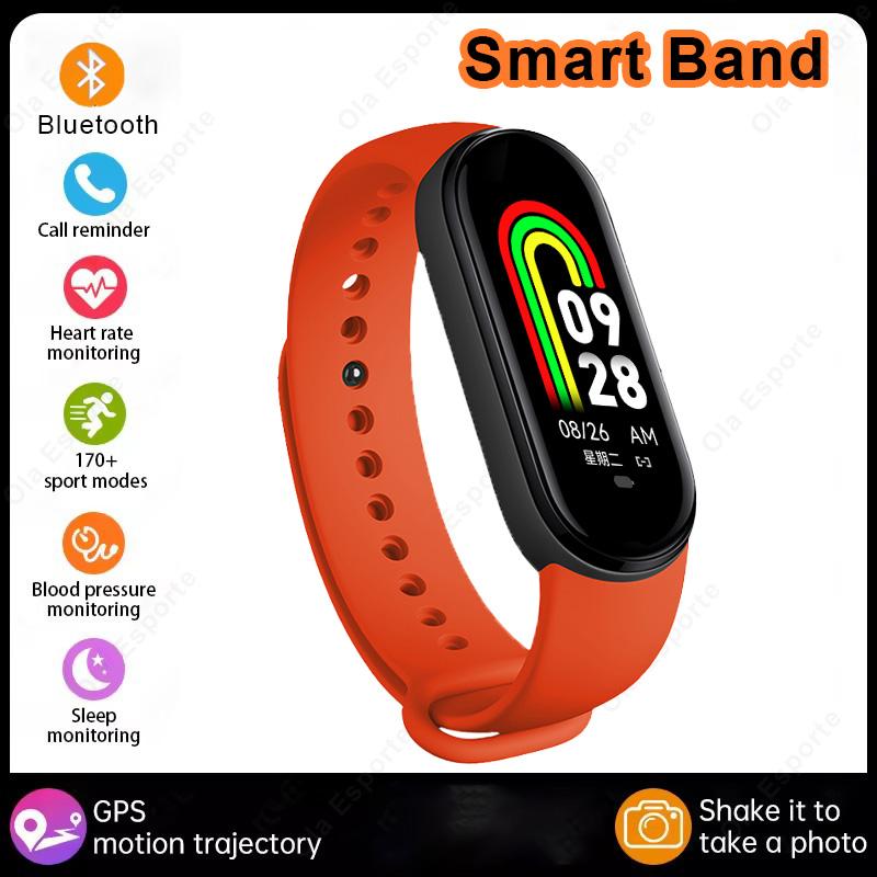 M6 Smart Band IP67 Waterproof Sport Watch Men and Woman Blood Pressure Heart Rate Monitor Fitness Smart Bracelet For Android Ios