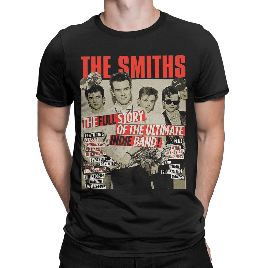 The Smiths T-Shirts for Men  Fashion Pure Cotton Tee Shirt O Neck Short Sleeve T Shirts Plus Size Clothes