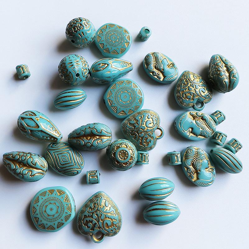 DIY Mixed Color Acrylic Beads for Jewelry Making