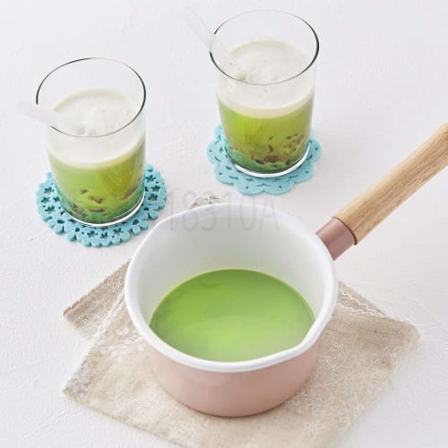 Fuji Enamel Milk Pan, Cotton Series, Ash Pink, 14cm, CTN-14M.AP