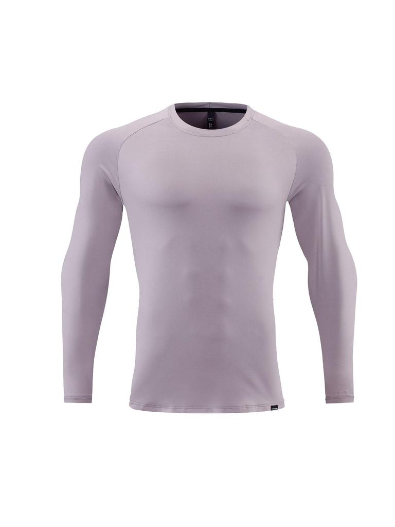 Di Jia Herren Schnelltrocknendes Langarm-Sonnenschutzshirt zum Laufen, für Fitness und zum Bergsteigen