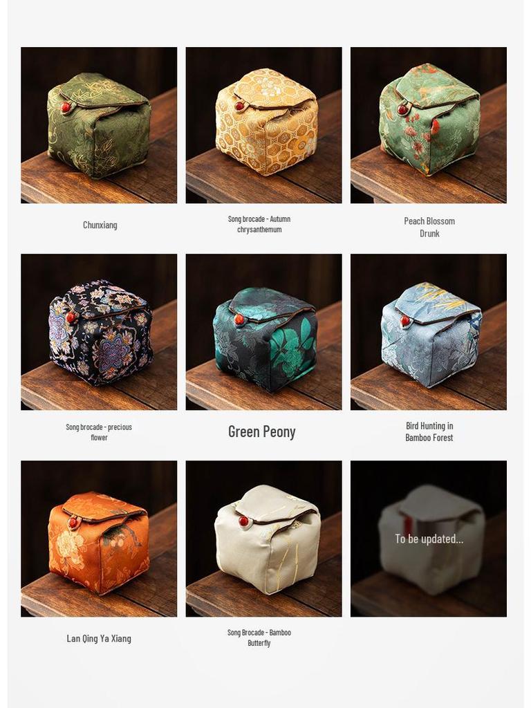 Xiangyunsha Portable Kung Fu Teacup Storage Pouch