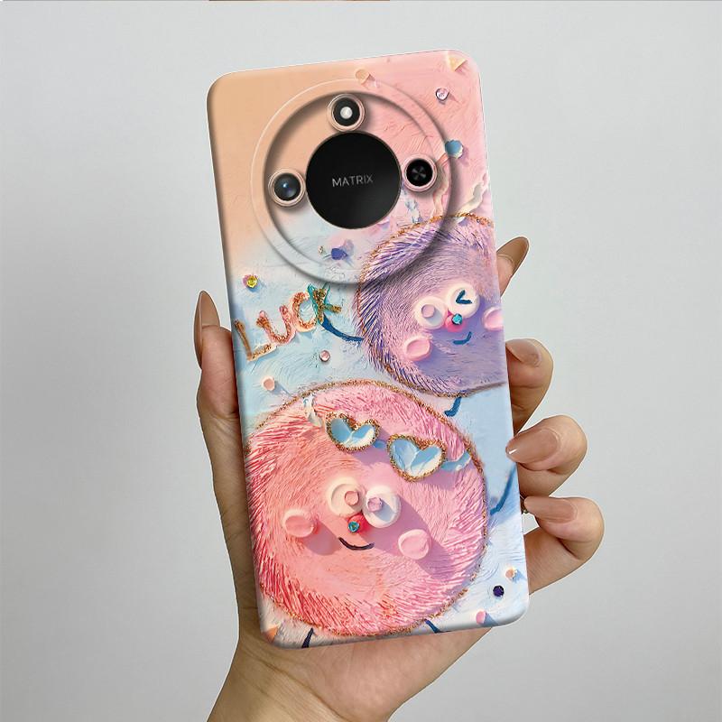 For Honor X9C Smart Phone Case X9cSmart Soft Silicone Funda Sweet Painted Fashion Cartoon Protective Capa Lovely Printing Cover