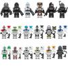 Star Movie Warrior Building Block Minifigures, Small Particle Assembly Doll Battle Toy, 24-Piece Set 