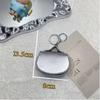 Multifunctional Earphone Bag Car Keychain PU Leather Mini Leather Bag Solid Color Small Bag Pendant Storage Bag