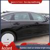 11th Gen Accord Black Warrior Window Trim for Exterior Modification