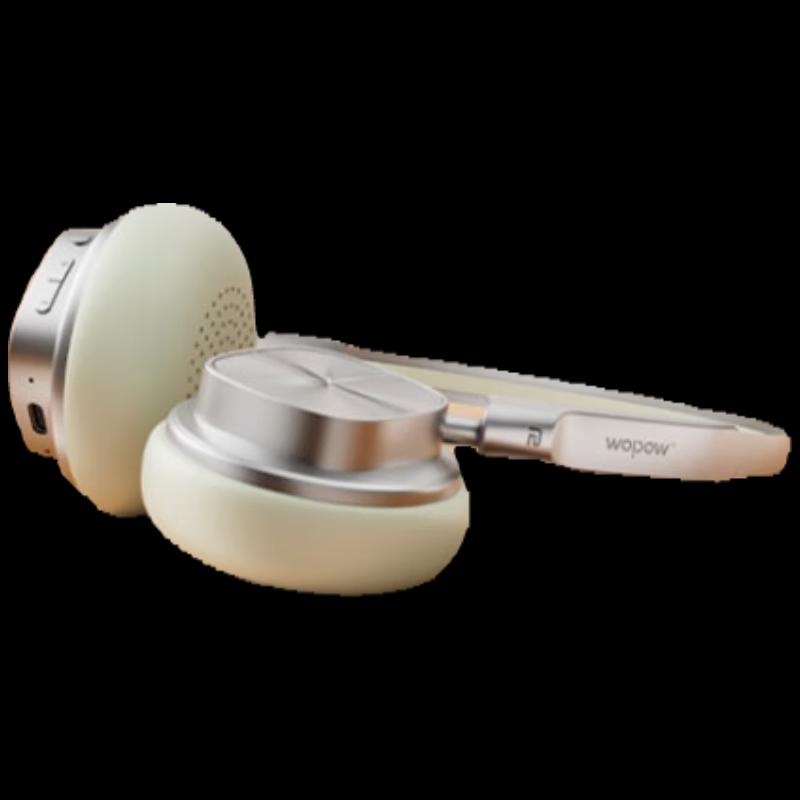 WOPOW Retro Over-Ear Wireless Bluetooth Noise-Cancelling Headphones