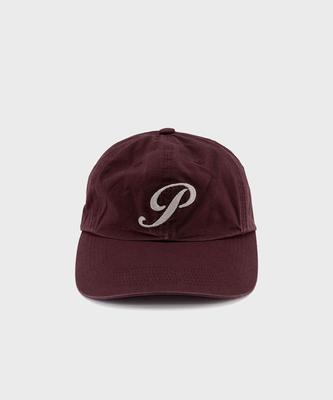 PREF Burgundy P-Logo 6 Panel Cap