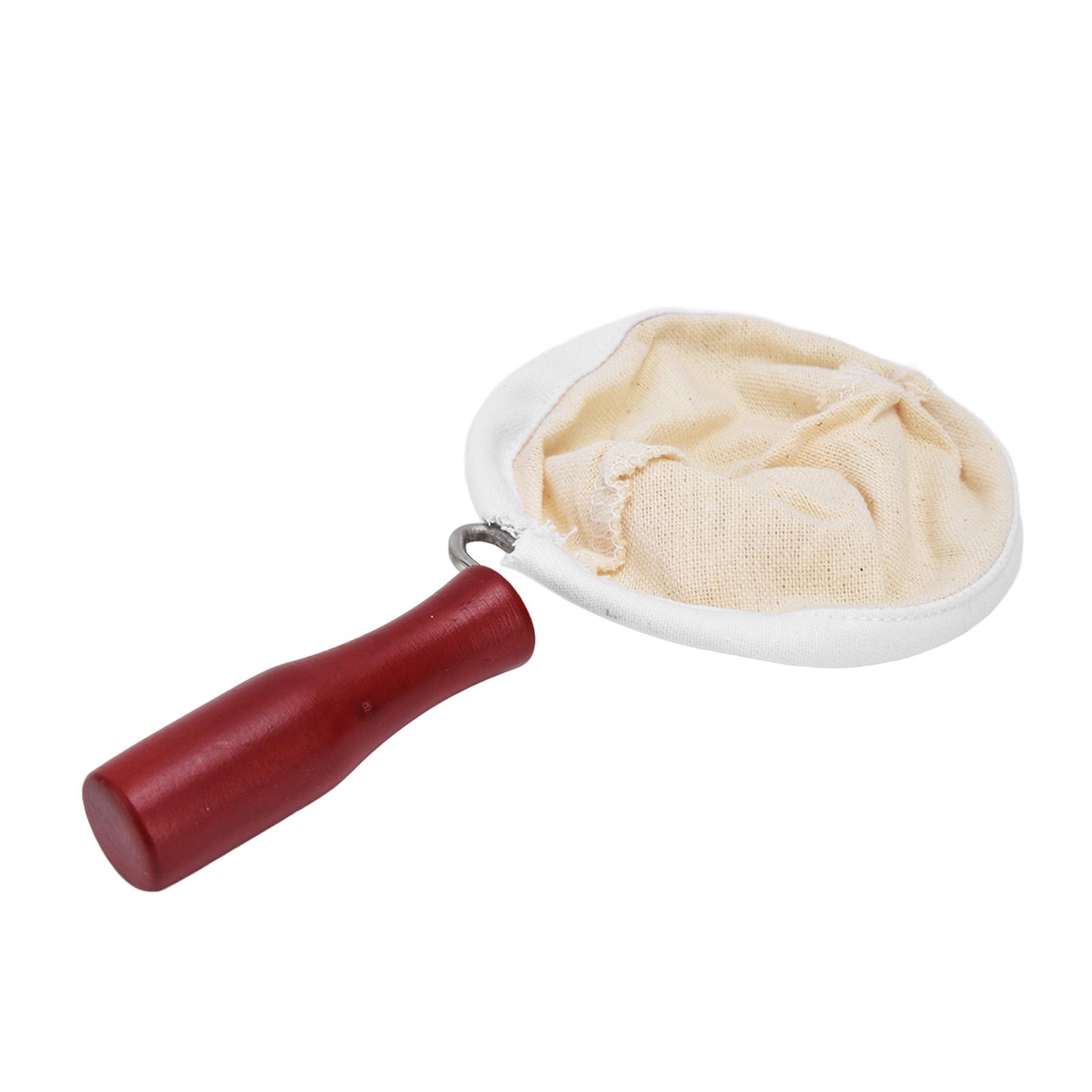 

Cloth Coffee Filter Reusable Coffee Filter Removable Comfortable Handle Anti Slip Reusable Heat Insulated for Cold Brew Coffee large diameter